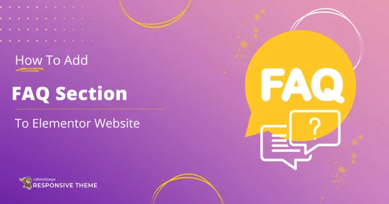 How to add FAQ in elementor