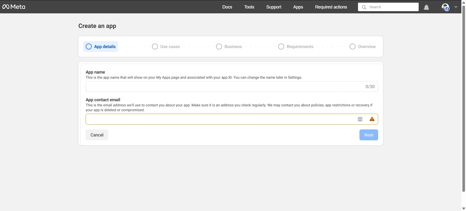create app