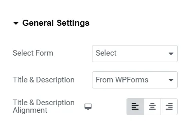 Editing general settings