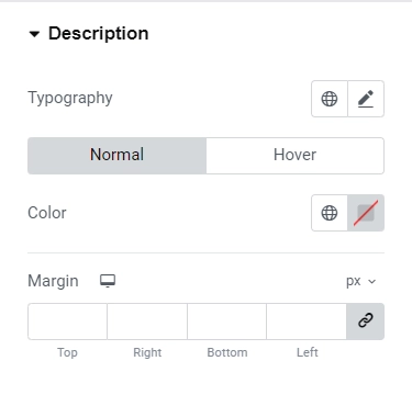 Styling description