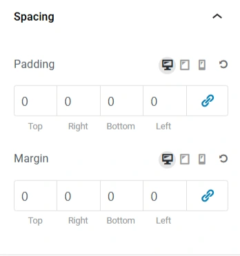 spacing
