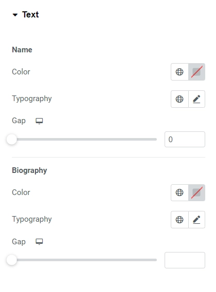 Style text