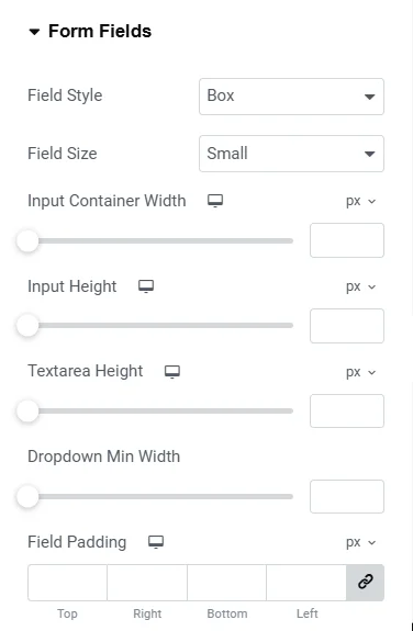 Editing form fields 1