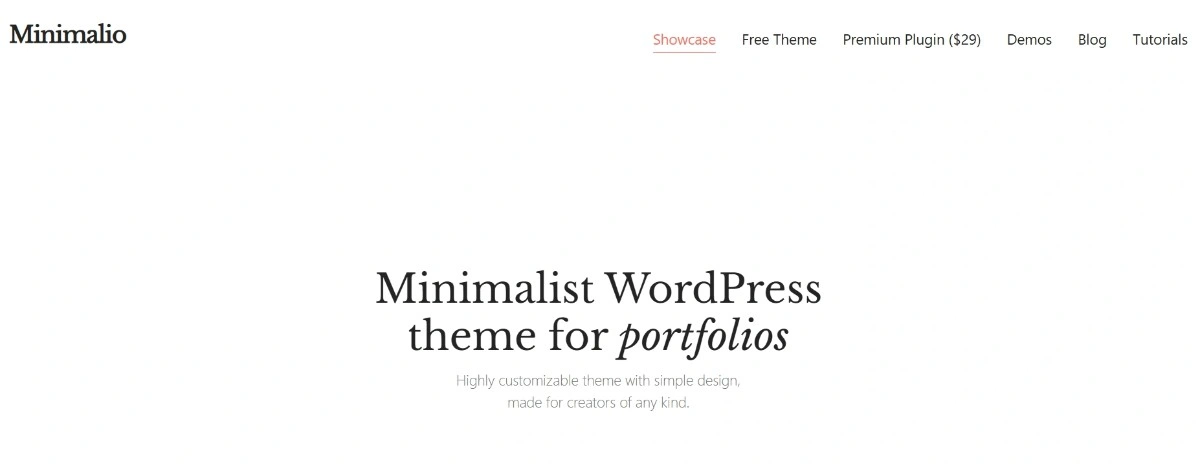 Minimalio Theme