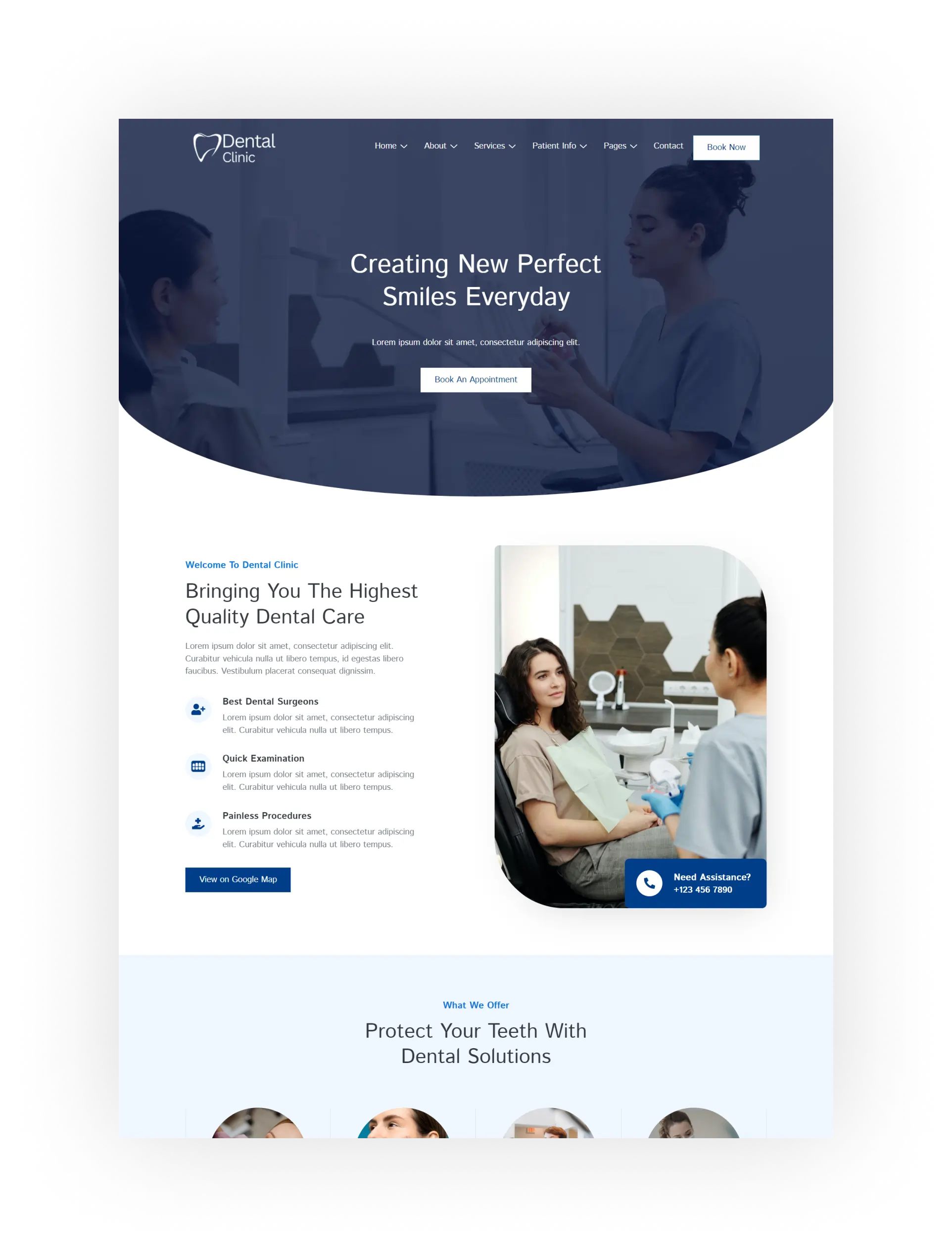 Dental clinic template