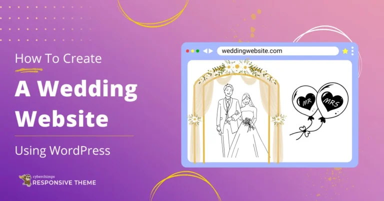 How to create wedding website