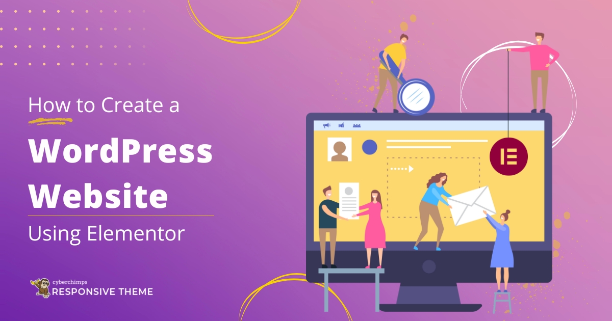 how to create a wordpress website using elementor