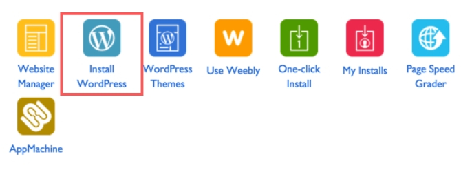 Selecting WordPress