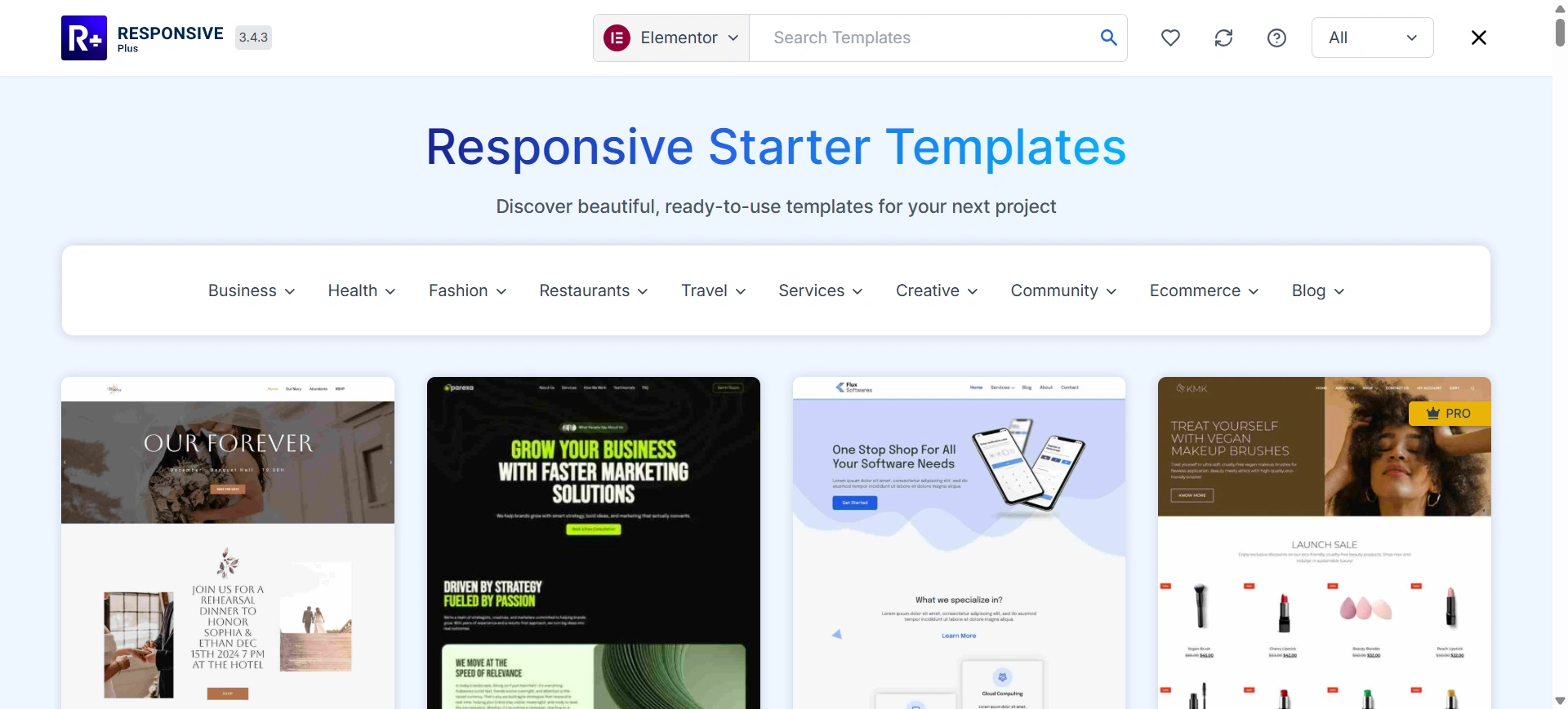 responsive starter template