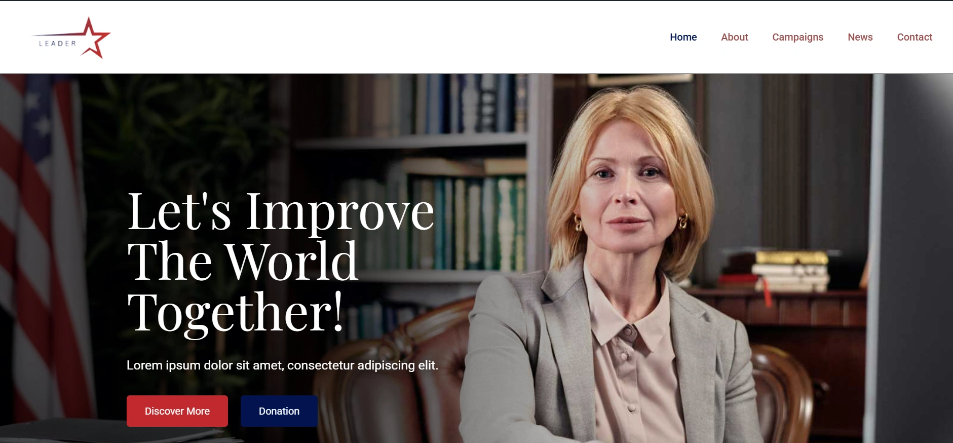Leader WordPress Starter template