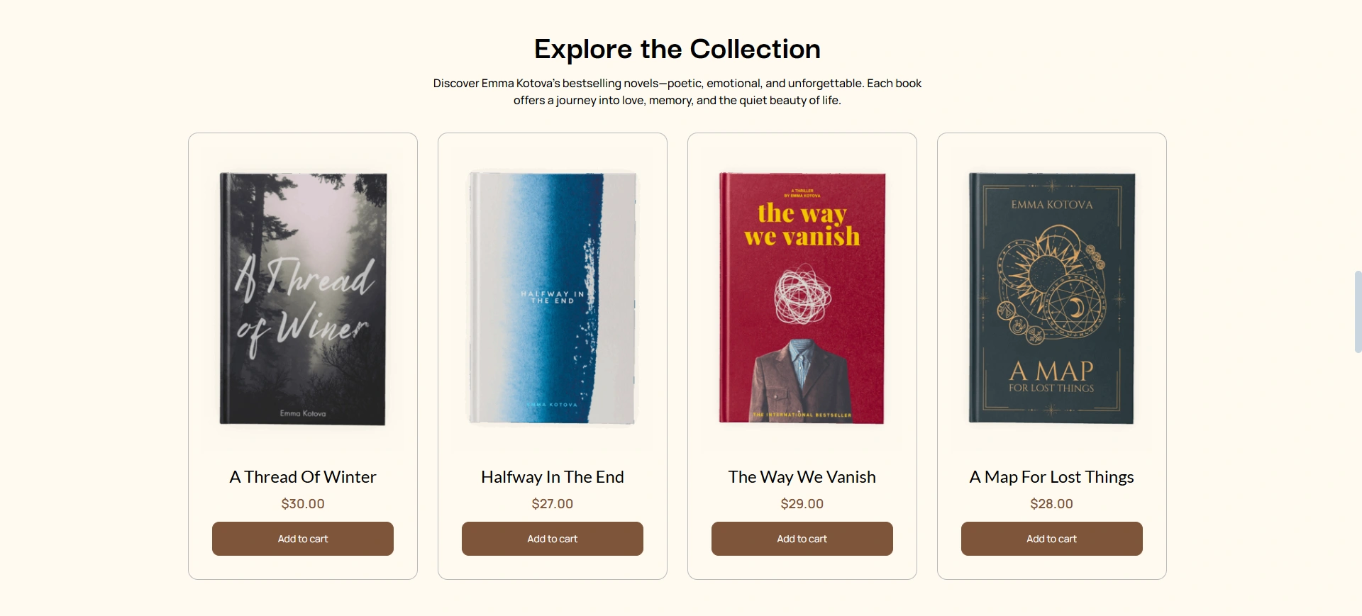 Book Author Starter Template Book Showcase