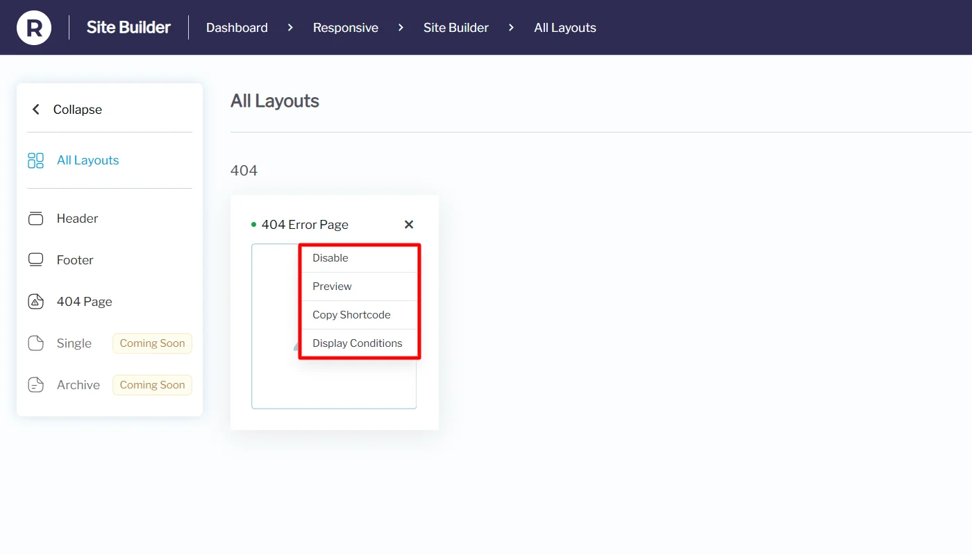 Click on Kebab menu