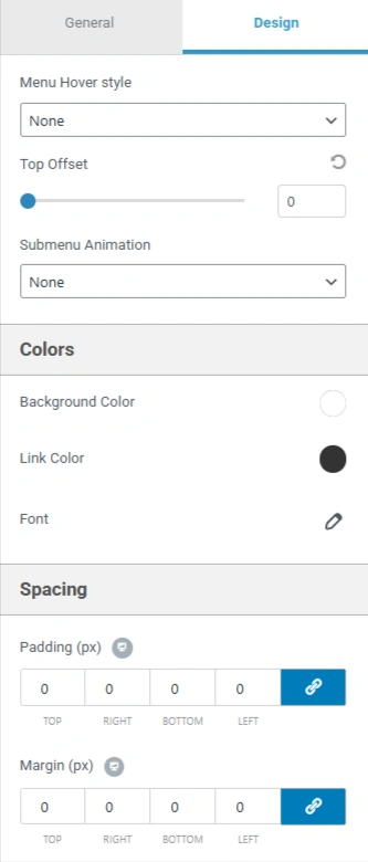 Design setting