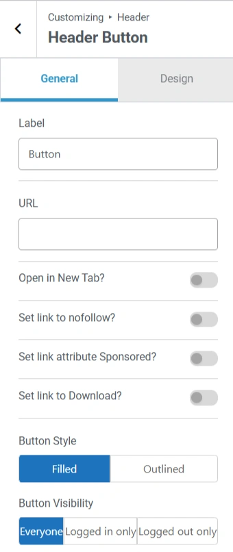 General Settings