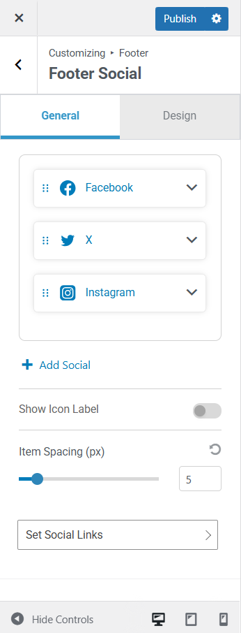 General Settings