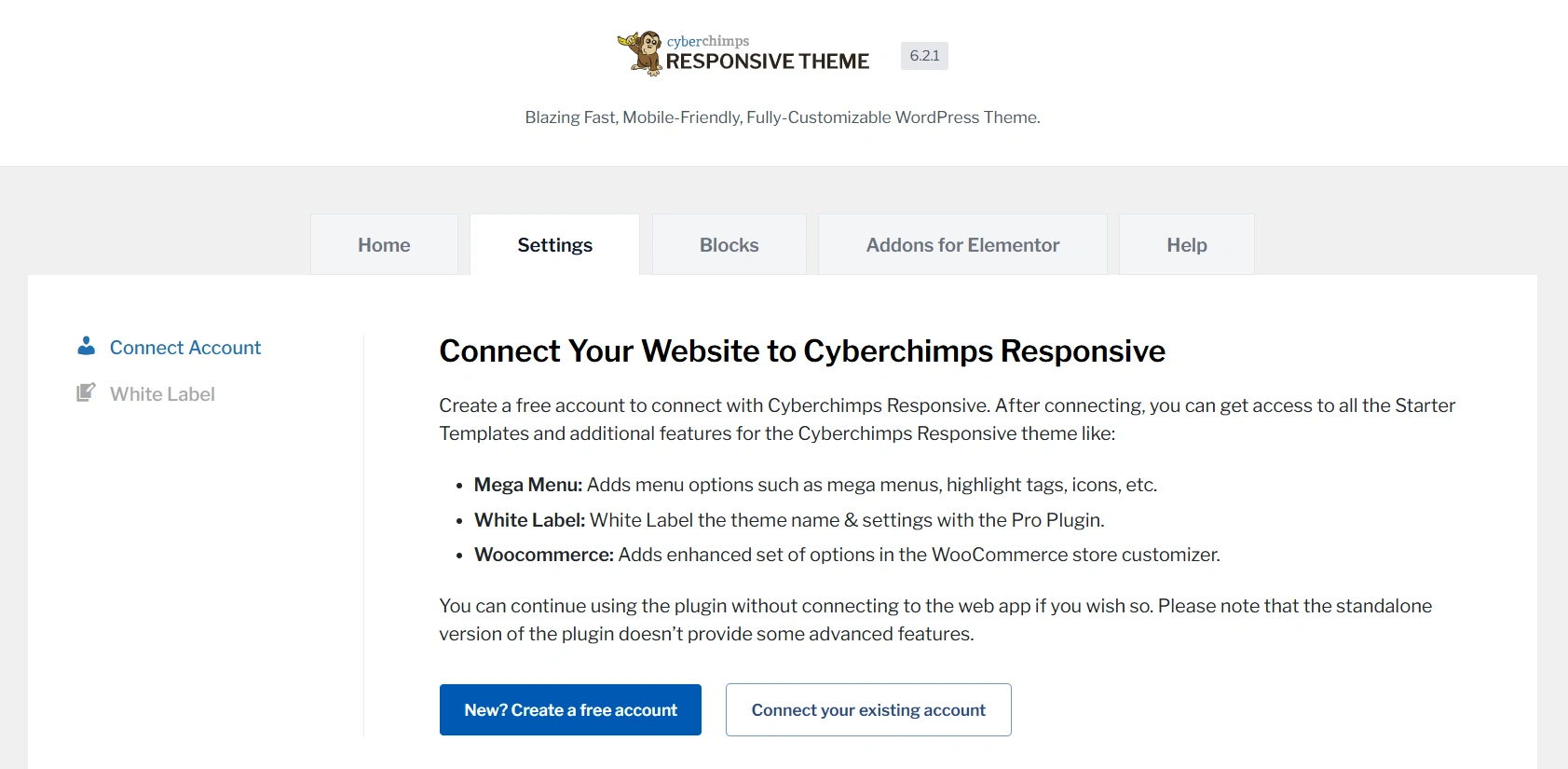 Create account