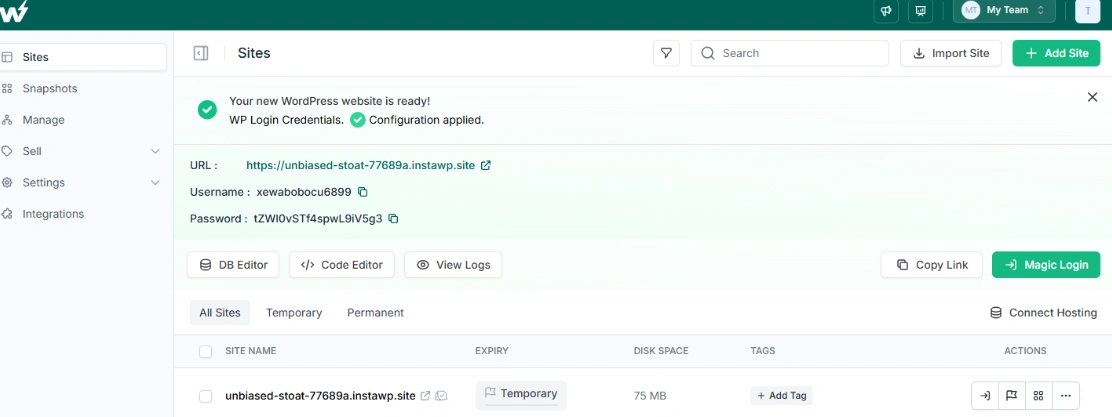 Login into CDN