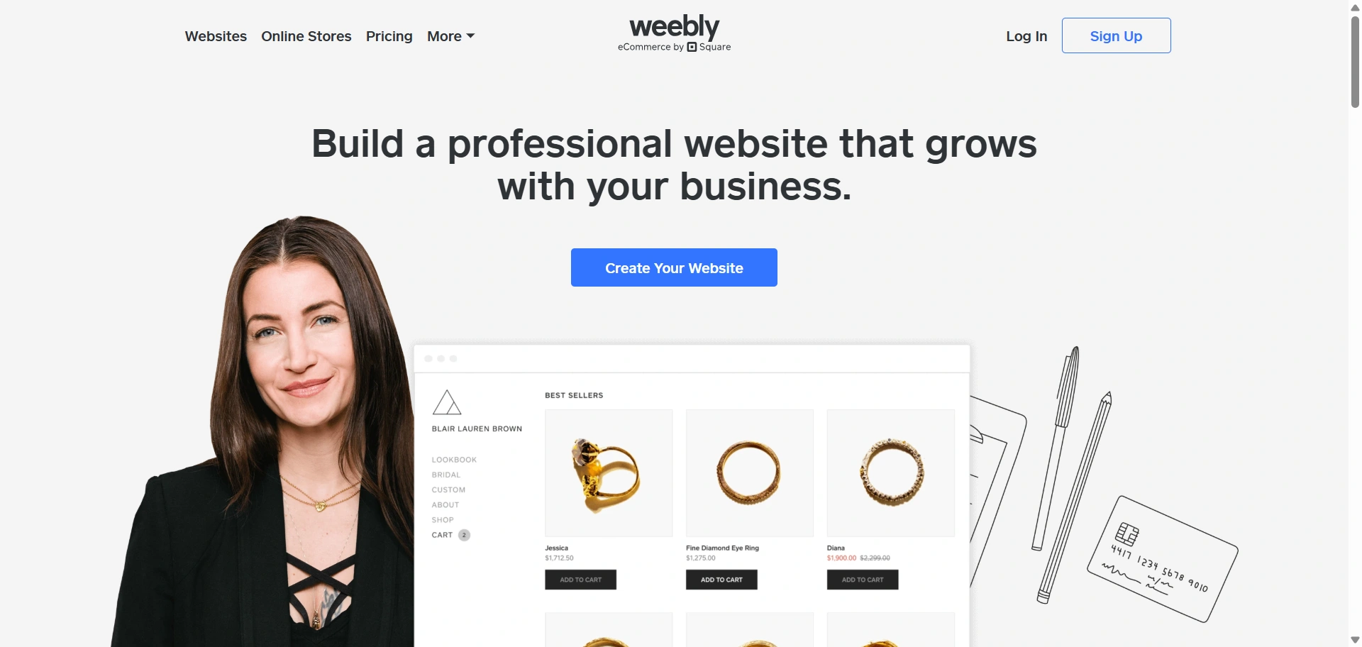 Weebly blogging platform