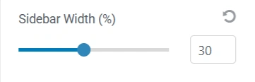 Sidebar Width