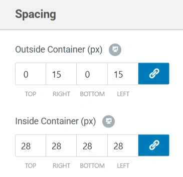Sidebar Spacing
