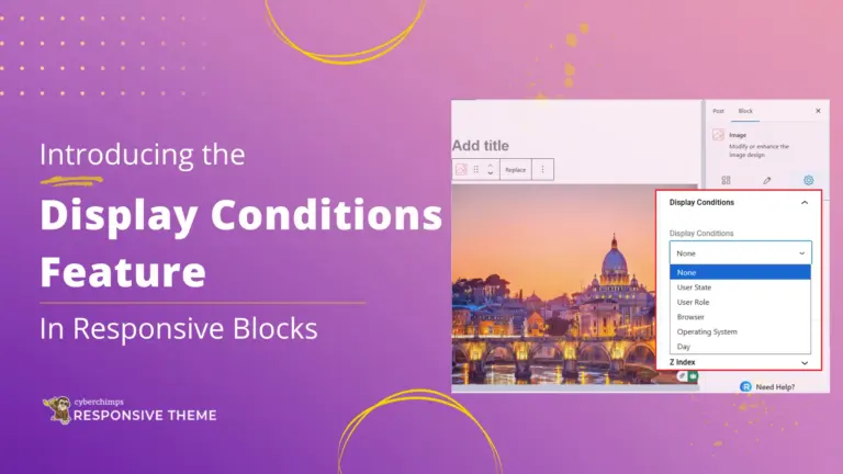 Introducing the Display Conditions Feature in Responsive Blocks