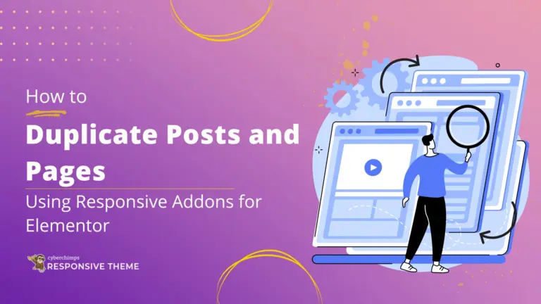 How to Duplicate Posts and Pages using Responsive Addons for Elementor