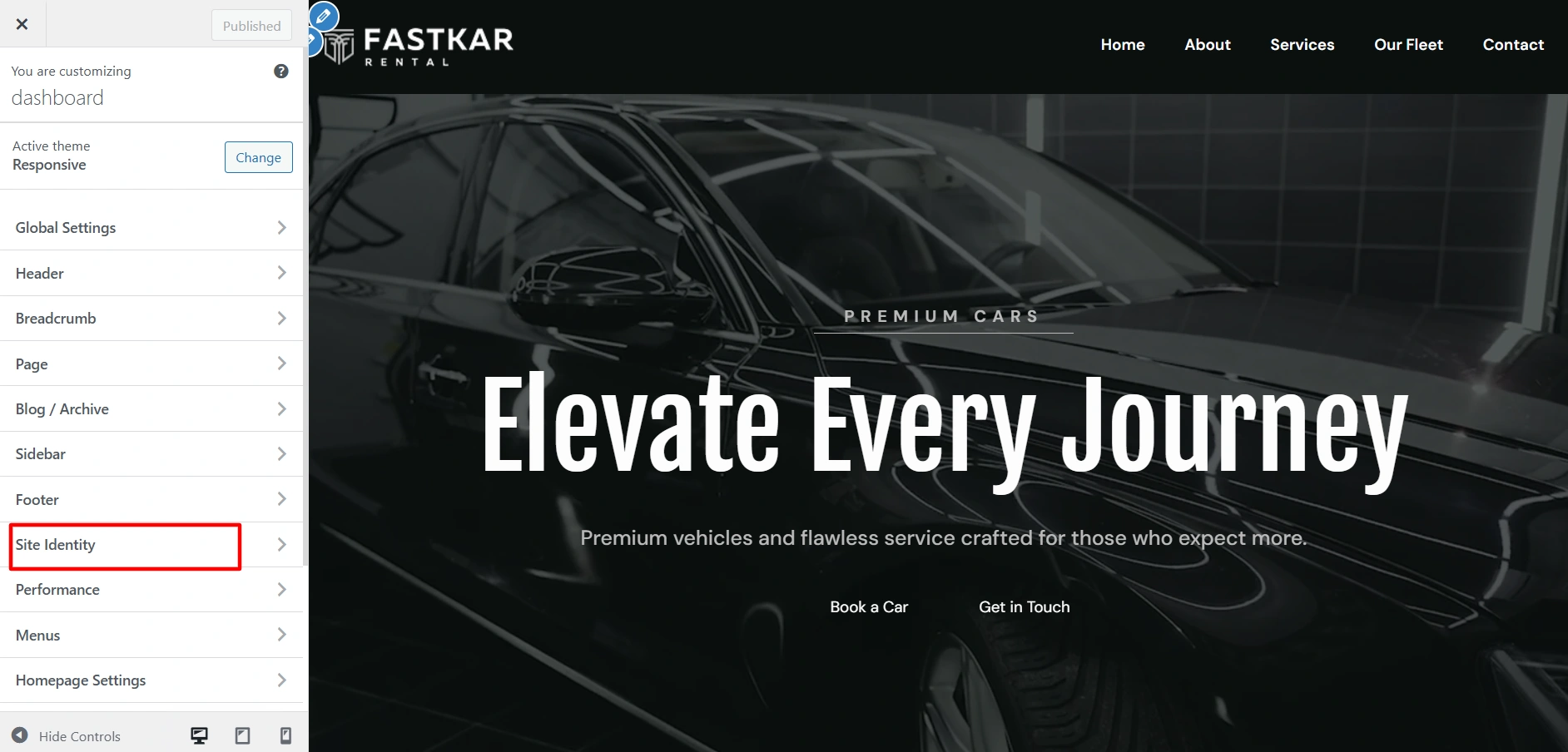 Site Identity