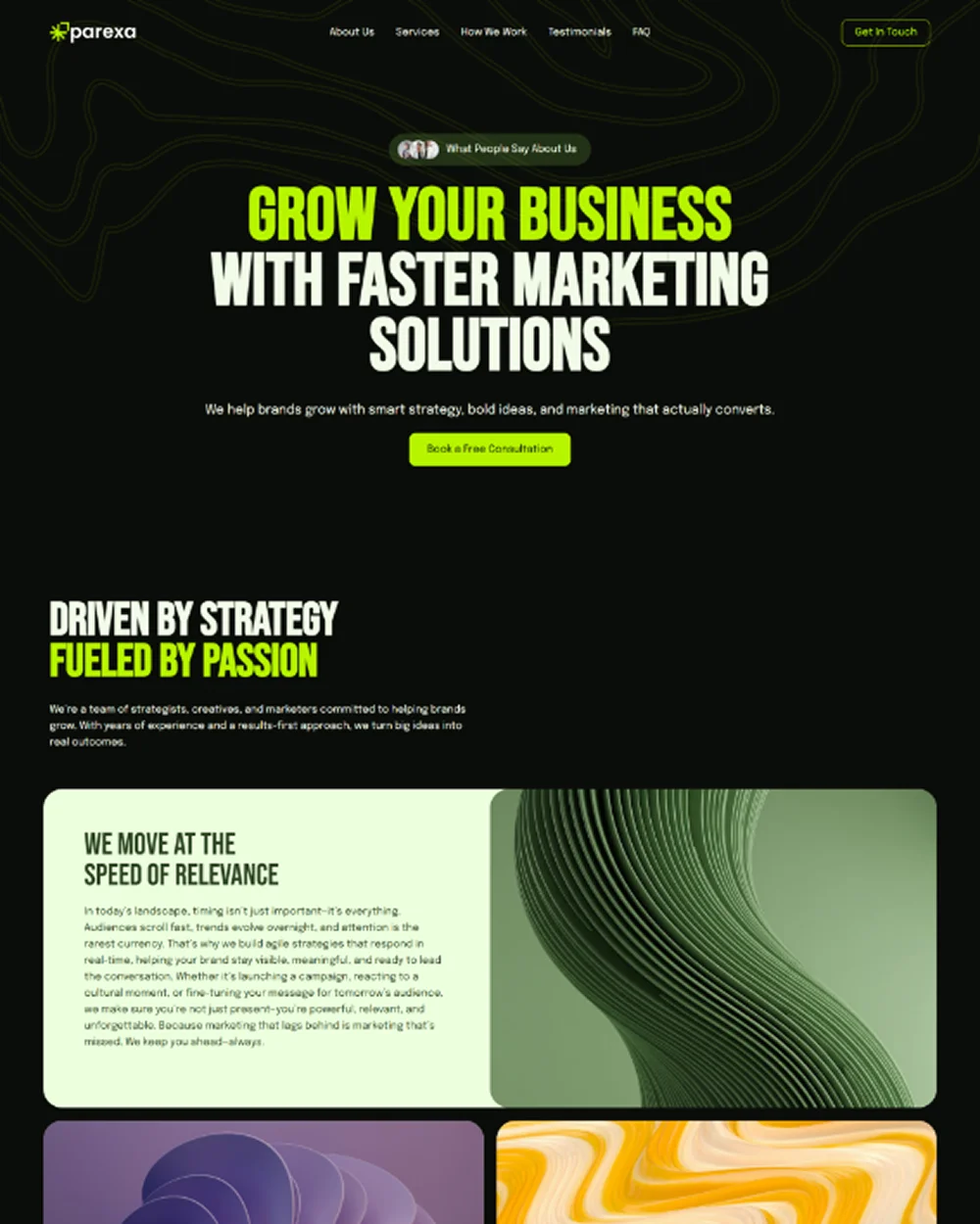 Landingpage Marketing WordPress Template