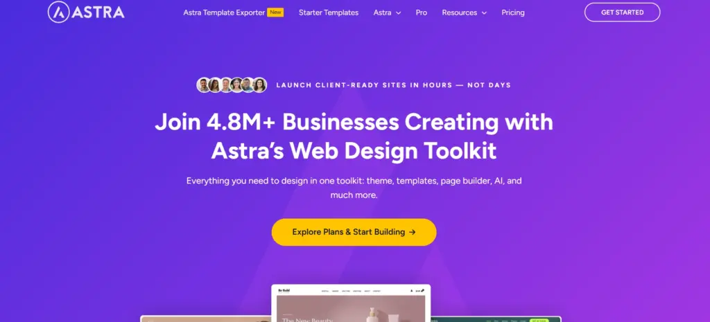 Astra theme