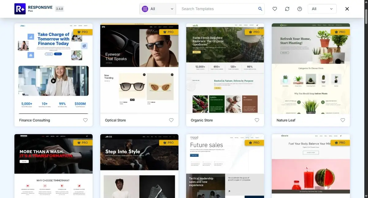 Responsive template